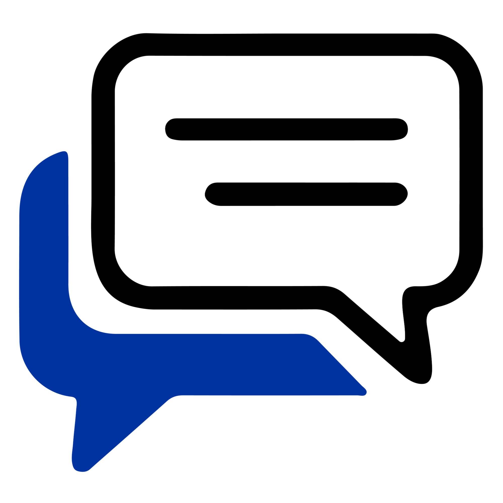 Conversation bubble icon